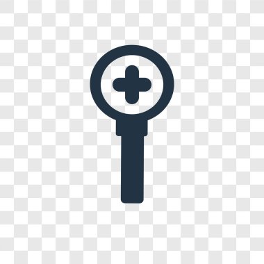 Yakınlaştır simgesini modaya uygun bir tasarım tarzı. Yakınlaştır simgesini şeffaf arka plan üzerinde izole. yakınlaştırma vektör simgesi basit ve modern düz simgesi web sitesi, mobil, logo, app, UI. yakınlaştırma simge vektör çizim, Eps10.