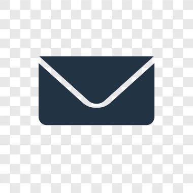 modaya uygun bir tasarım tarzı zarf simgesi. zarf simgesi üzerinde şeffaf arka plan izole. Zarf vektör simgesi basit ve modern düz simgesi web sitesi, mobil, logo, app, UI. zarf simgesi vektör çizim, Eps10.