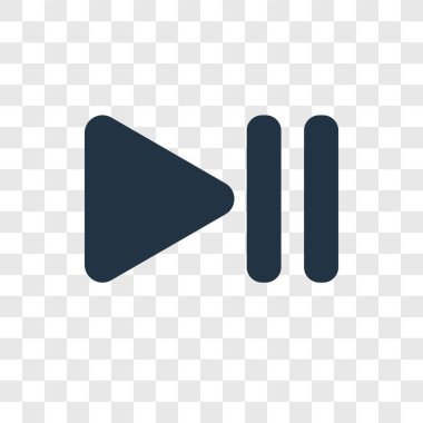 modaya uygun bir tasarım tarzı duraklatma simgesi. saydam arka plan üzerinde izole simgesi duraklatın. vektör simgesi basit duraklatmak ve modern düz UI uygulaması, web sitesi, mobil, logo, sembol. simge vektör çizim, Eps10 duraklatma.