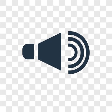 ses ayarı simgesi modaya uygun bir tasarım tarzı. ses ayarı simgesi üzerinde şeffaf arka plan izole. Birim vektör simgesi basit ve modern düz simgesi web sitesi, mobil, logo, app, UI. birim simgesini vektör çizim, Eps10.