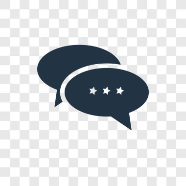 sohbet simgesi modaya uygun bir tasarım tarzı. sohbet simgesi üzerinde şeffaf arka plan izole. sohbet vektör simgesi basit ve modern düz simgesi web sitesi, mobil, logo, app, UI. sohbet simgesi vektör çizim, Eps10.
