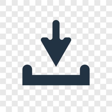 gelen kutusu simgesini modaya uygun bir tasarım tarzı. gelen kutusu simgesini şeffaf arka plan üzerinde izole. gelen kutusu vektör simgesi basit ve modern düz simgesi web sitesi, mobil, logo, app, UI. gelen kutusu simge vektör çizim, Eps10.