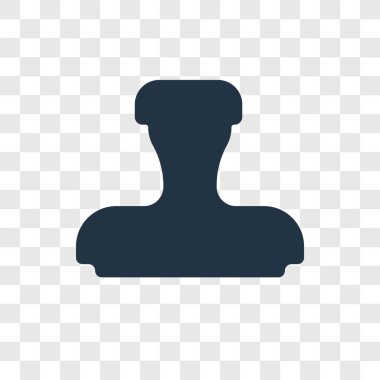 modaya uygun bir tasarım tarzı damga simgesi. saydam arka plan üzerinde izole damga simgesi. pul vektör simgesi basit ve modern düz simgesi web sitesi, mobil, logo, app, UI. Damga simge vektör çizim, Eps10.