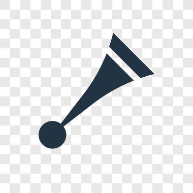 modaya uygun bir tasarım tarzı vuvuzela simgesi. vuvuzela simgesi üzerinde şeffaf arka plan izole. vuvuzela vektör simgesi basit ve modern düz simgesi web sitesi, mobil, logo, app, UI. vuvuzela simge vektör çizim, Eps10.