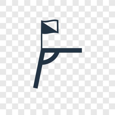 modaya uygun bir tasarım tarzı bayrak simgesi. Bayrak simgesini şeffaf arka plan üzerinde izole. bayrak simgesi basit vektör ve modern düz UI uygulaması, web sitesi, mobil, logo, sembol. simge vektör çizim, Eps10 bayrak.