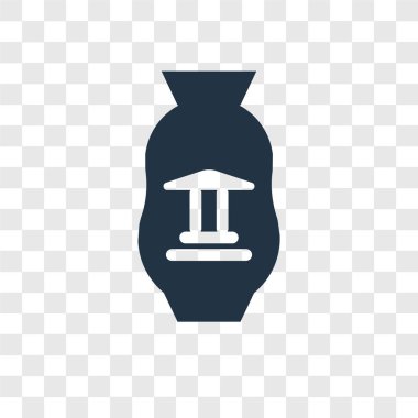 modaya uygun bir tasarım tarzı Hediyelik eşya kutsal kişilerin resmi. Hediyelik eşya simgesi üzerinde şeffaf arka plan izole. Hediyelik eşya vektör simgesi basit ve modern düz simgesi web sitesi, mobil, logo, app, UI. Hediyelik eşya simge vektör çizim, Eps10.