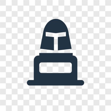 modaya uygun bir tasarım tarzı kask simgesi. saydam arka plan üzerinde izole kask simgesi. kask vektör simgesi basit ve modern düz simgesi web sitesi, mobil, logo, app, UI. kask simge vektör çizim, Eps10.