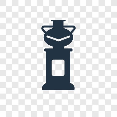 modaya uygun bir tasarım tarzı vazo simgesi. saydam arka plan üzerinde izole vazo simgesi. vazo vektör simgesi basit ve modern düz simgesi web sitesi, mobil, logo, app, UI. vazo simge vektör çizim, Eps10.