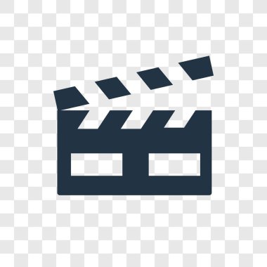 modaya uygun bir tasarım tarzı Klaket simgesi. saydam arka plan üzerinde izole Klaket simgesi. Klaket vektör simgesi basit ve modern düz simgesi web sitesi, mobil, logo, app, UI. Klaket simge vektör çizim, Eps10.