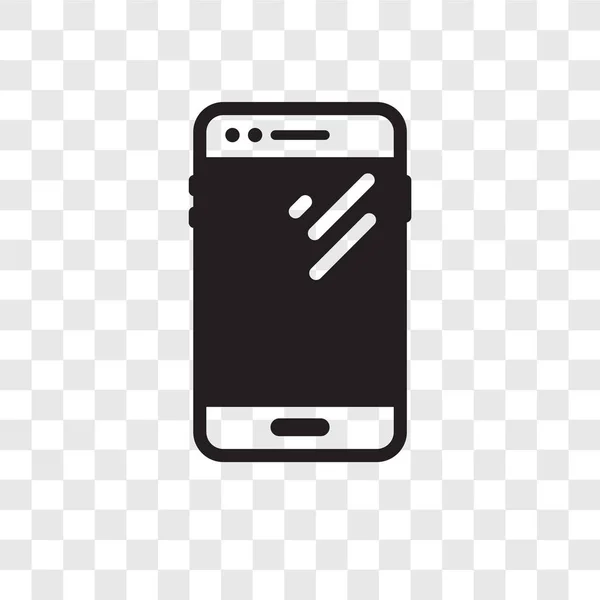 Smartphone Ikone Trendigen Design Stil Smartphone Symbol Isoliert Auf Transparentem — Stockvektor