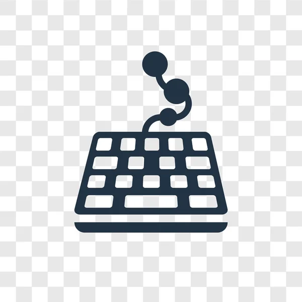 Icono Del Teclado Estilo Diseño Moda Icono Del Teclado Aislado — Archivo Imágenes Vectoriales