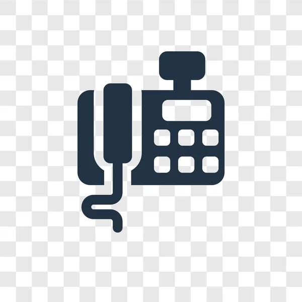Ikonę Telefonu Modny Styl Ikona Telefonu Przezroczystym Tle Telefon Ikona — Wektor stockowy