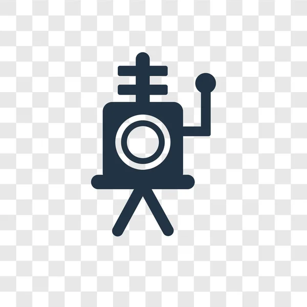 Ikon Kamera Lama Dengan Gaya Desain Trendi Ikon Kamera Lama - Stok Vektor