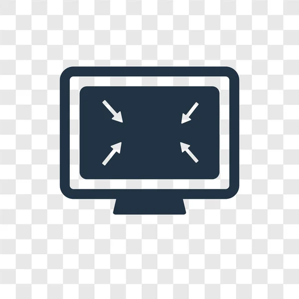 Значок Екранної Сітки Модному Стилі Дизайну Піктограма Сітки Екрана Ізольована — стоковий вектор