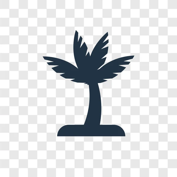 Palm Tree Εικονίδιο Στην Μοντέρνα Στυλ Σχεδιασμού Παλάμη Δέντρο Εικονίδιο — Διανυσματικό Αρχείο