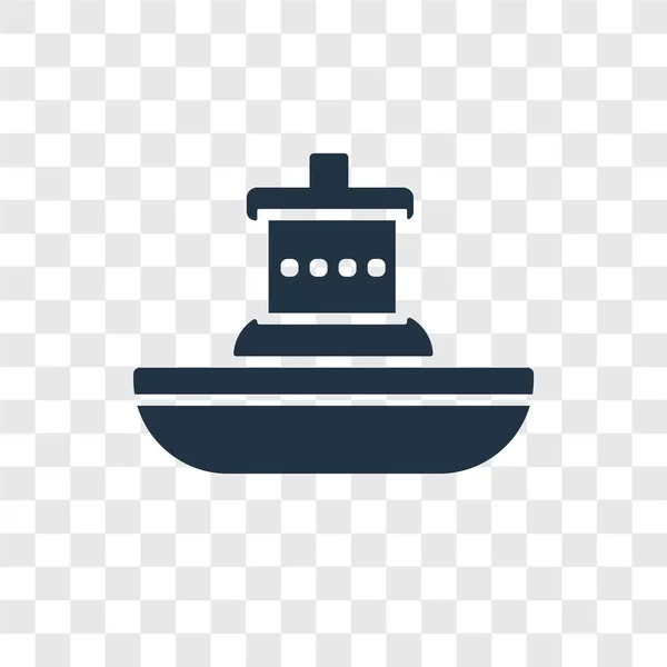 Kryssning Ikonen Trendig Designstil Kryssning Ikonen Isolerad Transparent Bakgrund Cruise — Stock vektor