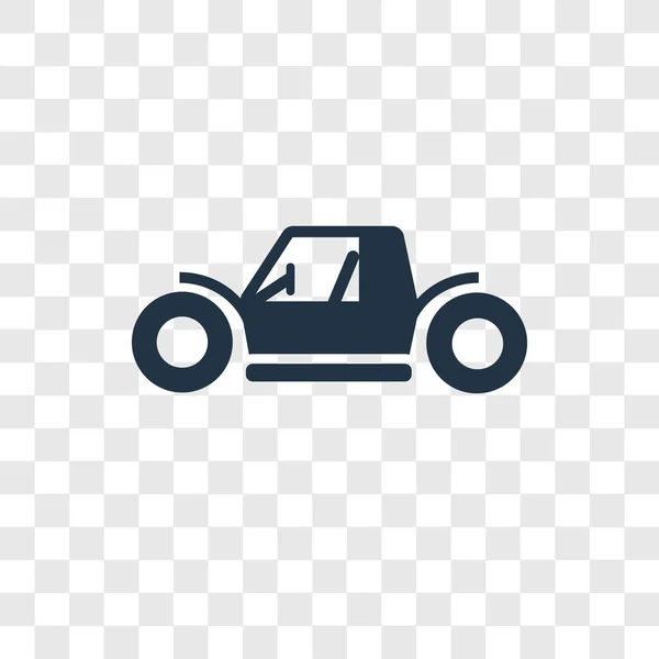 Buggy Pictogram Trendy Stijl Buggy Pictogram Geïsoleerd Transparante Achtergrond Buggy — Stockvector