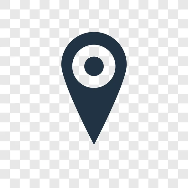 modaya uygun bir tasarım tarzı yer tutucu simgesi. yer tutucu simgesi üzerinde şeffaf arka plan izole. yer tutucu vektör simgesi basit ve modern düz simgesi web sitesi, mobil, logo, app, UI. yer tutucu simge vektör çizim, Eps10.