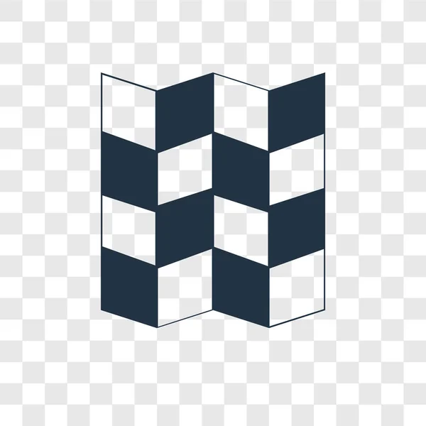 Kartensymbol Trendigen Design Stil Symbol Isoliert Auf Transparentem Hintergrund Kartenvektorsymbol — Stockvektor