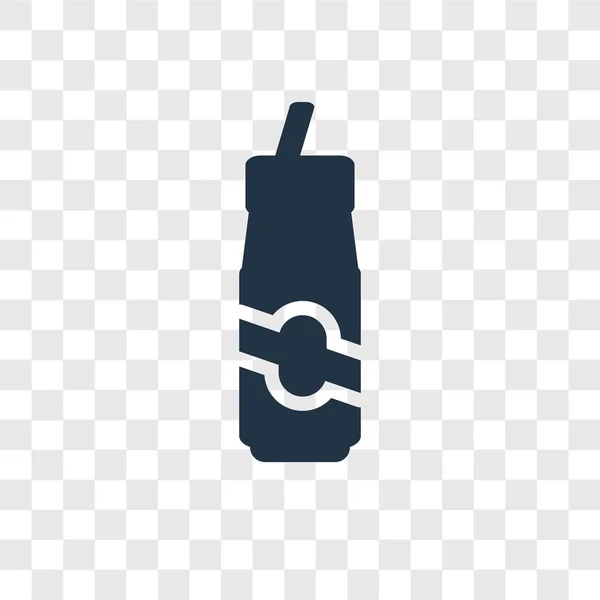 Milkshake Icon Trendy Design Style Milkshake Icon Isolated Transparent Background — Stock Vector