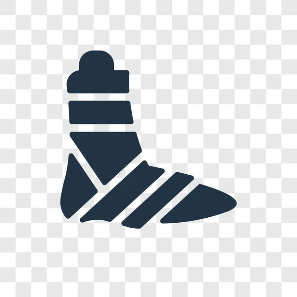 Plaste Foot Icon Trendy Design Style Plaste Foot Icon Isolated — Stock Vector