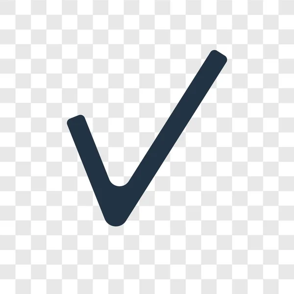 modaya uygun bir tasarım tarzı doğru simge. doğru simgesini şeffaf arka plan üzerinde izole. doğru vektör simgesi basit ve modern düz simgesi web sitesi, mobil, logo, app, UI. doğru simge vektör çizim, Eps10.
