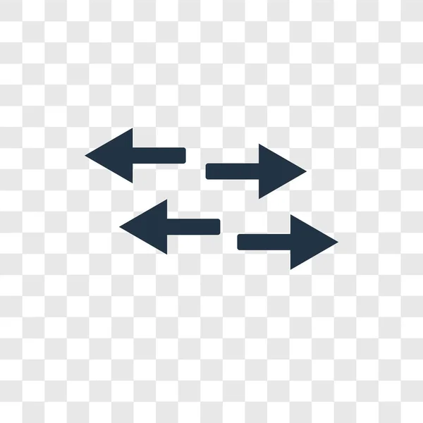 Switch Symbol Trendigen Design Stil Schalter Symbol Isoliert Auf Transparentem — Stockvektor