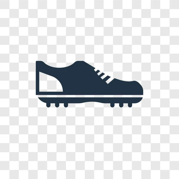 football shoes icon in trendy design style. football shoes icon isolated on transparent background. football shoes vector icon simple and modern flat symbol for web site, mobile, logo, app, UI. football shoes icon vector illustration, EPS10.