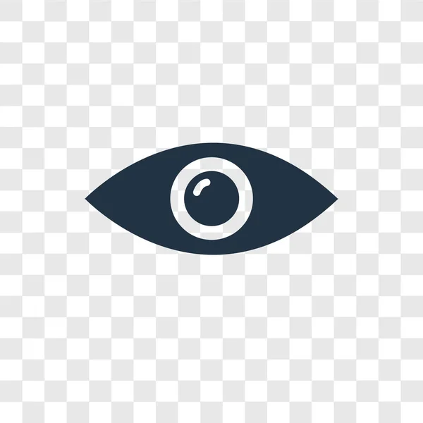 modaya uygun bir tasarım tarzı vizyon simgesi. saydam arka plan üzerinde izole vizyon simgesi. Vizyon vektör simgesi basit ve modern düz simgesi web sitesi, mobil, logo, app, UI. Vizyon simge vektör çizim, Eps10.