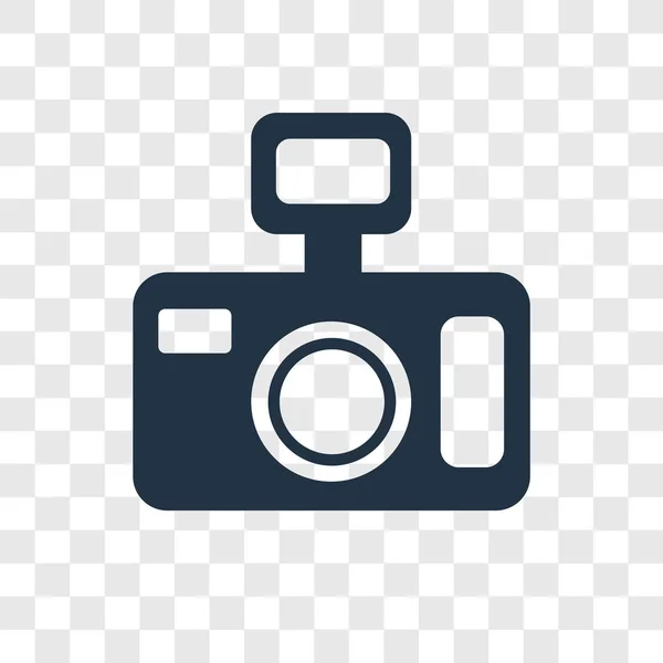 Icono Cámara Fotográfica Estilo Diseño Moda Icono Cámara Fotográfica Aislado — Vector de stock