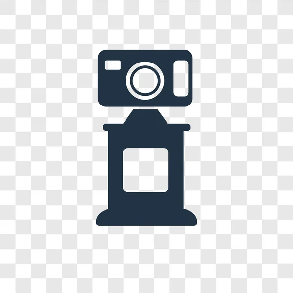 Φωτογραφία Εικονίδιο Κάμερας Στη Μοντέρνα Στυλ Σχεδιασμού Φωτογραφία Εικονίδιο Κάμερας — Διανυσματικό Αρχείο