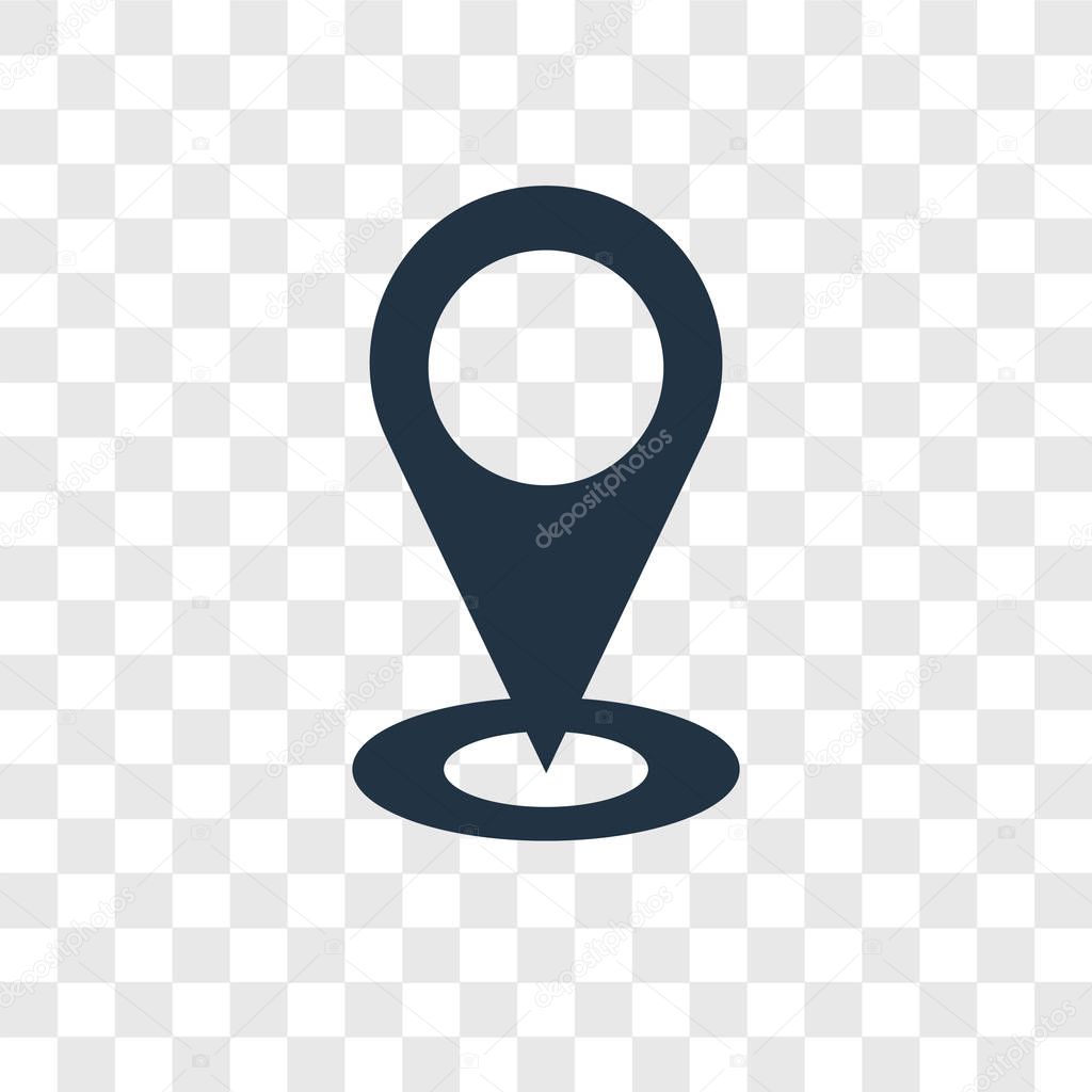 Map icon in trendy design style. map icon isolated on transparent background. map vector icon simple and modern flat symbol for web site, mobile, logo, app, UI. map icon vector illustration, EPS10.