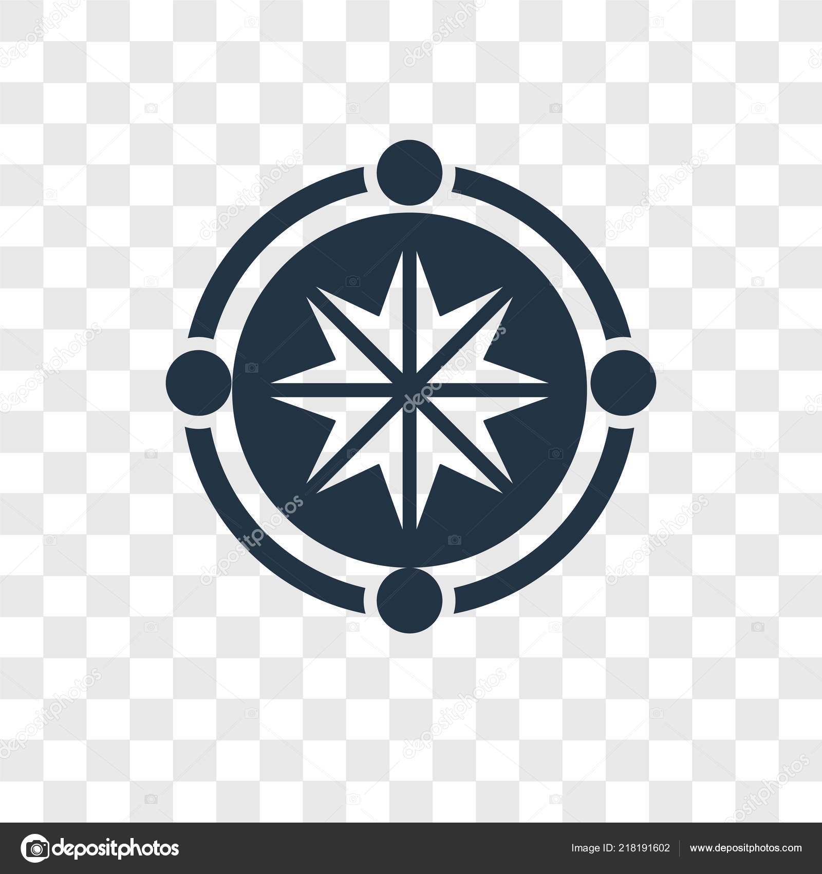 Circle With Star Inside Logo Star Circle Icon Trendy Design