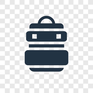 modaya uygun bir tasarım tarzı yürüyüş simgesi. saydam arka plan üzerinde izole simgesi hiking. vektör simgesi basit ve modern düz simgesi web sitesi, mobil, logo, app, hiking UI. simge vektör çizim, Eps10 hiking.