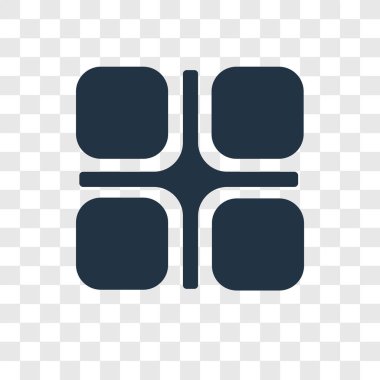 modaya uygun bir tasarım tarzı düzeni simgesi. düzeni simgesini şeffaf arka plan üzerinde izole. Düzen vektör simgesi basit ve modern düz simgesi web sitesi, mobil, logo, app, UI. Düzen simge vektör çizim, Eps10.