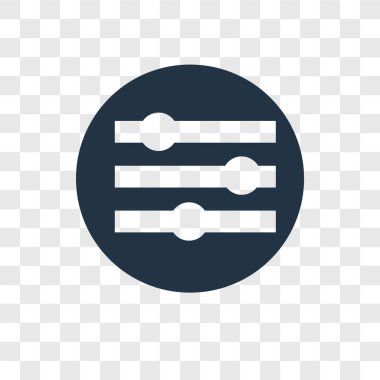 ayarları simgesi modaya uygun bir tasarım tarzı. ayarları simgesi üzerinde şeffaf arka plan izole. ayarları simgesi basit vektör ve modern düz UI uygulaması, web sitesi, mobil, logo, sembol. ayarları simgesi vektör çizim, Eps10.