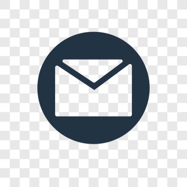 modaya uygun bir tasarım tarzı zarf simgesi. zarf simgesi üzerinde şeffaf arka plan izole. Zarf vektör simgesi basit ve modern düz simgesi web sitesi, mobil, logo, app, UI. zarf simgesi vektör çizim, Eps10.