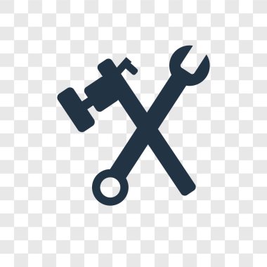 ayarları simgesi modaya uygun bir tasarım tarzı. ayarları simgesi üzerinde şeffaf arka plan izole. ayarları simgesi basit vektör ve modern düz UI uygulaması, web sitesi, mobil, logo, sembol. ayarları simgesi vektör çizim, Eps10.