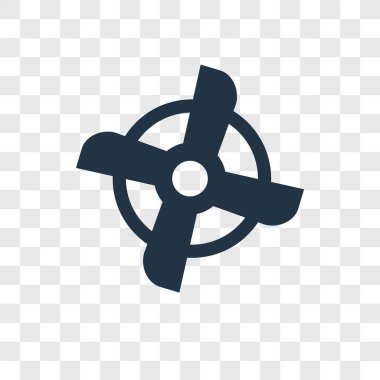 tekne motoru simgesini modaya uygun bir tasarım tarzı. tekne motoru simgesini şeffaf arka plan üzerinde izole. tekne motoru vektör simgesi basit ve modern düz simgesi web sitesi, mobil, logo, app, UI. tekne motoru simge vektör çizim, Eps10.