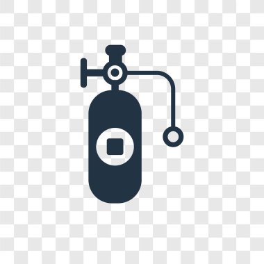 hava tankı simgesi modaya uygun bir tasarım tarzı. hava tankı simgesi üzerinde şeffaf arka plan izole. hava tankı vektör simgesi basit ve modern düz simgesi web sitesi, mobil, logo, app, UI. hava tankı simge vektör çizim, Eps10.