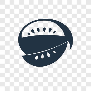 modaya uygun bir tasarım tarzı karpuz simgesi. karpuz simgesi üzerinde şeffaf arka plan izole. karpuz vektör simgesi basit ve modern düz simgesi web sitesi, mobil, logo, app, UI. karpuz simge vektör çizim, Eps10.