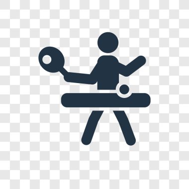 PIN pong simgesi modaya uygun bir tasarım tarzı. PIN pong simgesi üzerinde şeffaf arka plan izole. PIN pong vektör simgesi basit ve modern düz simgesi web sitesi, mobil, logo, app, UI. PIN pong simge vektör çizim, Eps10.