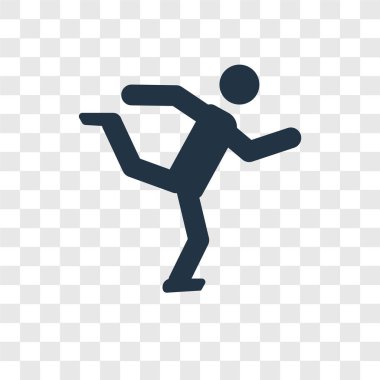 modaya uygun bir tasarım tarzı jimnastikçi simgesi. jimnastikçi simgesi üzerinde şeffaf arka plan izole. jimnastikçi vektör simgesi basit ve modern düz simgesi web sitesi, mobil, logo, app, UI. jimnastikçi simge vektör çizim, Eps10.