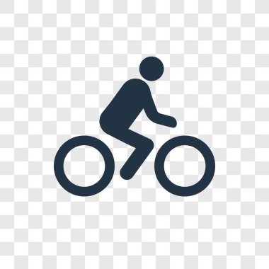 Adam motosiklet simgesini modaya uygun bir tasarım tarzı. Adam motosiklet simgesini şeffaf arka plan üzerinde izole. Motosiklet vektör simgesi basit ve modern düz simgesi web sitesi, mobil, logo, app, UI adamım. Motosiklet simge vektör çizim, Eps10 adam.