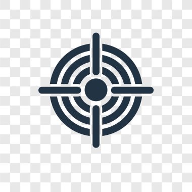 modaya uygun bir tasarım tarzı daire simgesi hedefle. Daire simgesi üzerinde şeffaf arka plan izole hedefle. Daire vektör simgesi basit ve modern düz simgesi olan web sitesi, mobil, logo, app, hedef kullanıcı arabirimi.