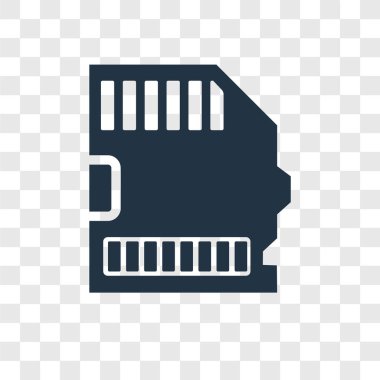 modaya uygun bir tasarım tarzı büyük sd kartı simgesi. büyük sd kartı simgesi üzerinde şeffaf arka plan izole. büyük sd kart vektör simgesi basit ve modern düz simgesi web sitesi, mobil, logo, app, UI. büyük sd kart simge vektör çizim, Eps10.