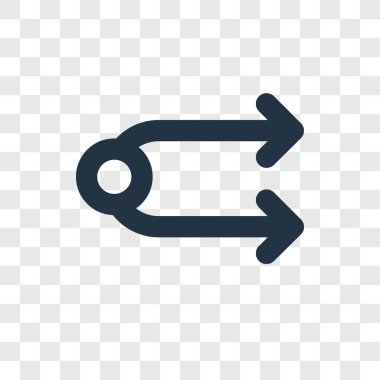 modaya uygun bir tasarım tarzı döngüsü simgesi. saydam arka plan üzerinde izole döngüsü simgesi. çevrim vektör simgesi basit ve modern düz simgesi web sitesi, mobil, logo, app, UI. döngüsü simge vektör çizim, Eps10.