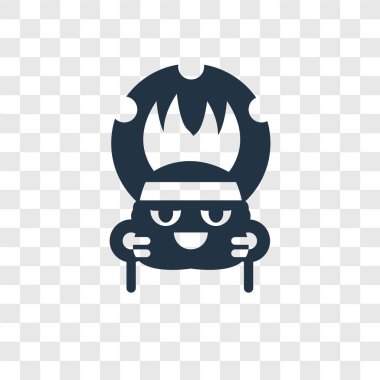 Hint simgesi modaya uygun bir tasarım tarzı. Hint simgesi üzerinde şeffaf arka plan izole. Hint vektör simgesi basit ve modern düz simgesi web sitesi, mobil, logo, app, UI. Hint simge vektör çizim, Eps10.