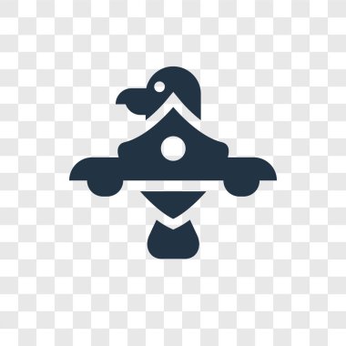 modaya uygun bir tasarım tarzı kartal simgesi. kartal simgesi üzerinde şeffaf arka plan izole. kartal vektör simgesi basit ve modern düz simgesi web sitesi, mobil, logo, app, UI. kartal simge vektör çizim, Eps10.