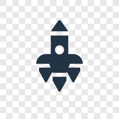 uzay gemisi simgesi modaya uygun bir tasarım tarzı. uzay gemisi simgesi üzerinde şeffaf arka plan izole. uzay gemisi vektör simgesi basit ve modern düz simgesi web sitesi, mobil, logo, app, UI. uzay gemisi simge vektör çizim, Eps10.